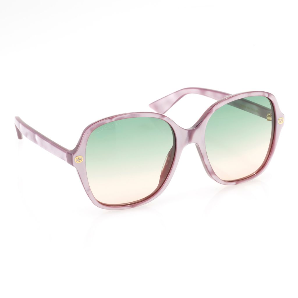 gucci oversized sunglasses pink