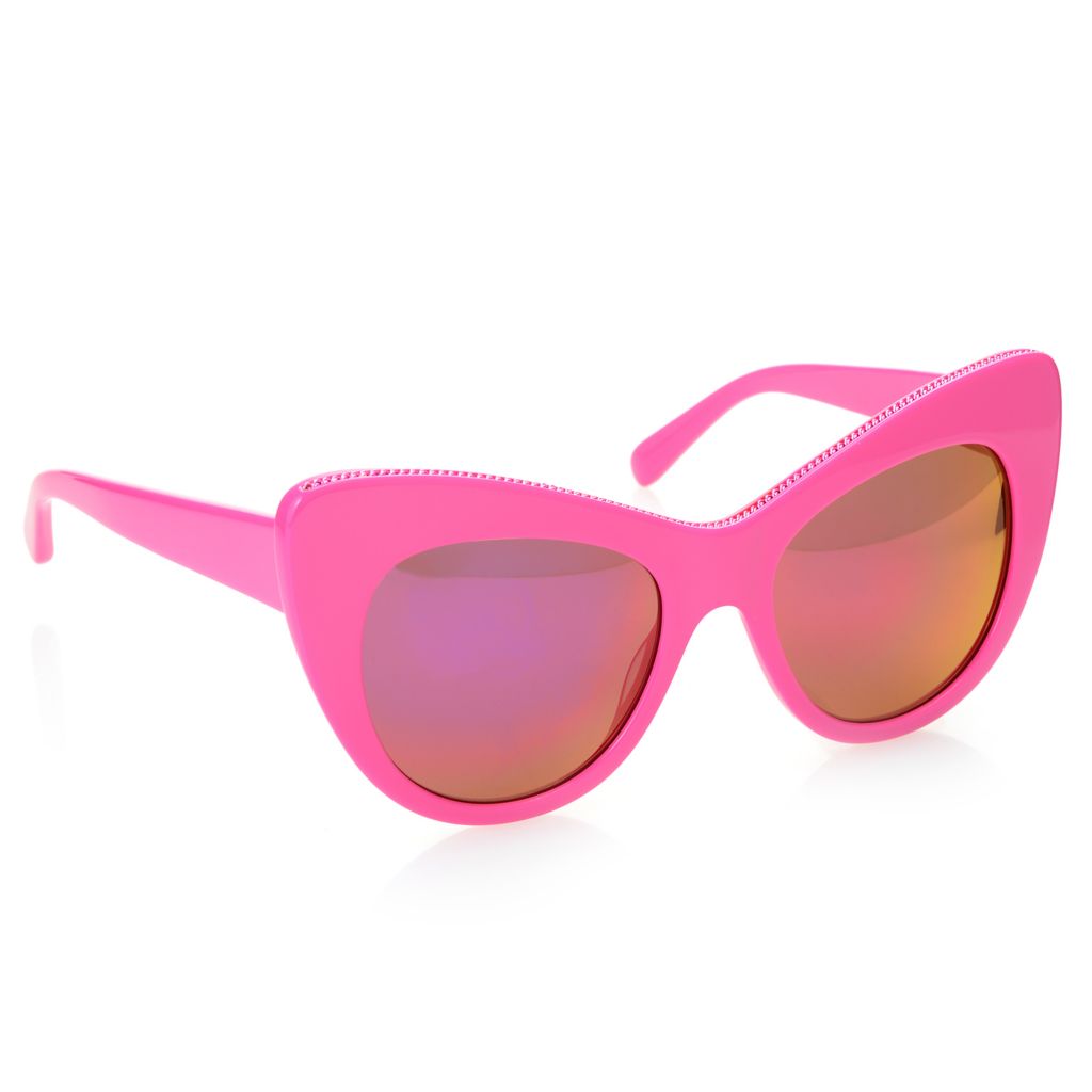 hot pink cat eye glasses