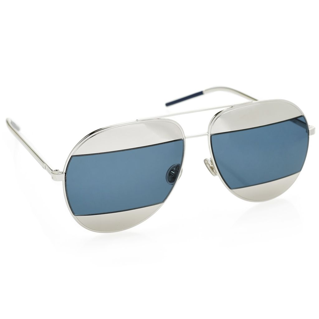 dior two tone aviator sunglasses