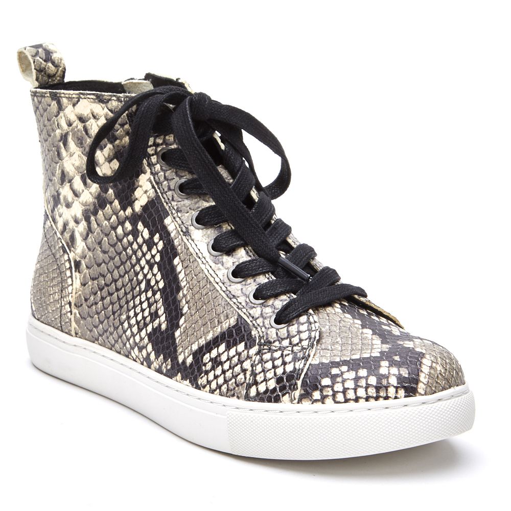 printed high top sneakers