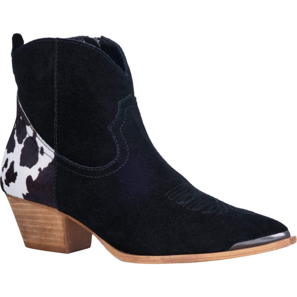 suede pointed boots