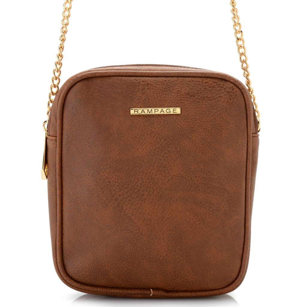 double zip crossbody bag