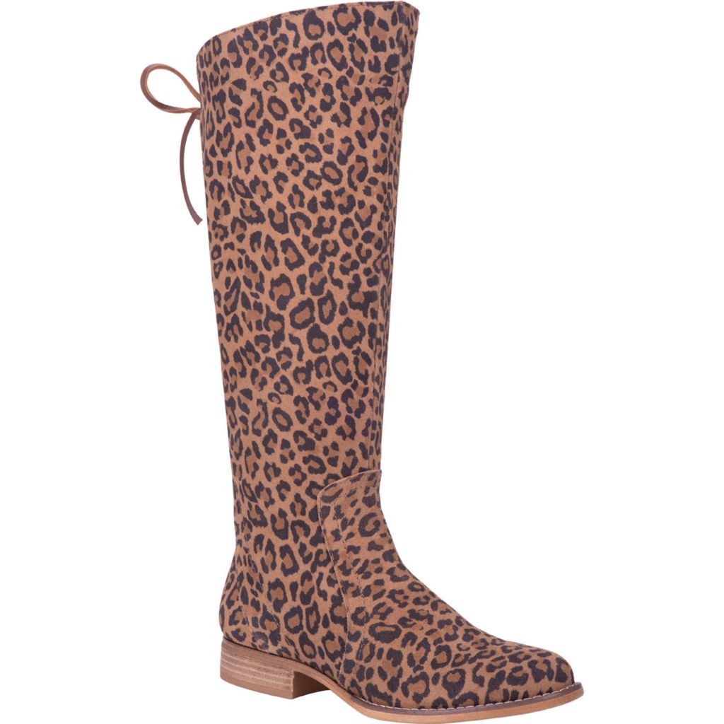 knee high boots with tie back