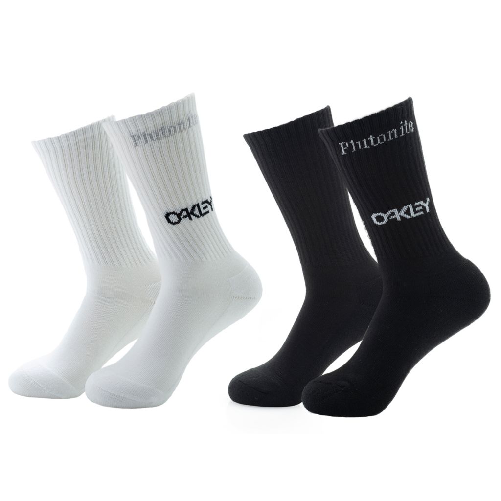 Oakley Men's Ribbed Leg Mid-Calf Socks -