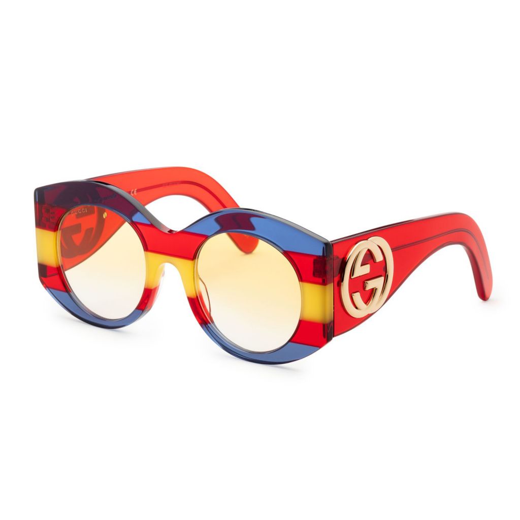 gucci 51mm round sunglasses