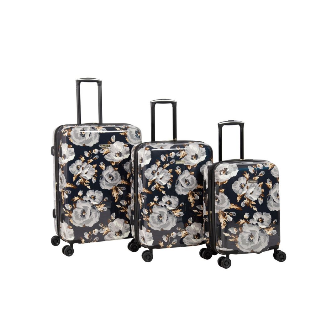 floral hardside luggage