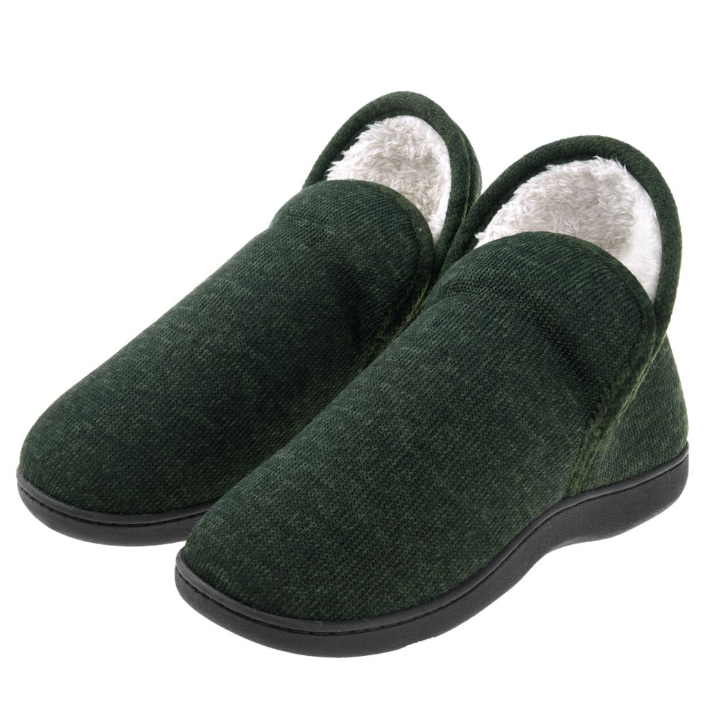 cable knit slipper boots