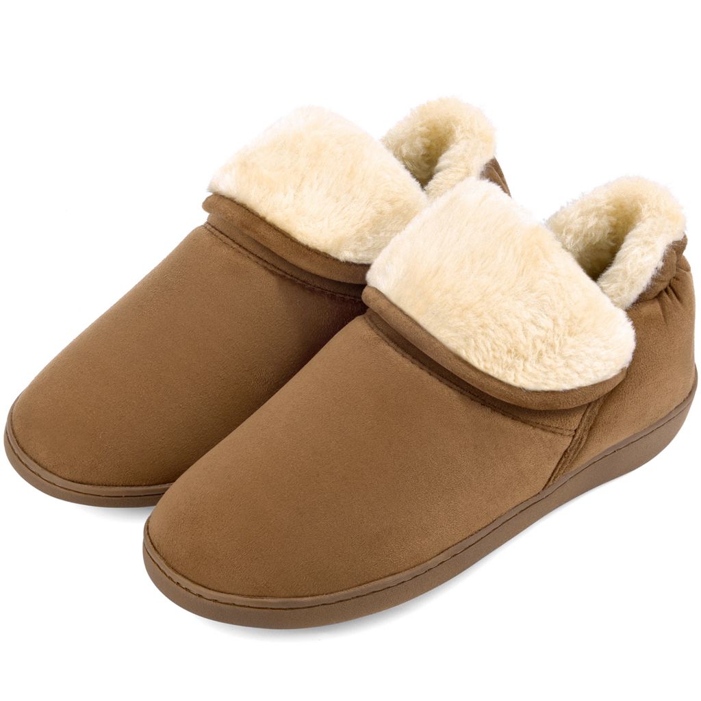 memory foam bootie slippers