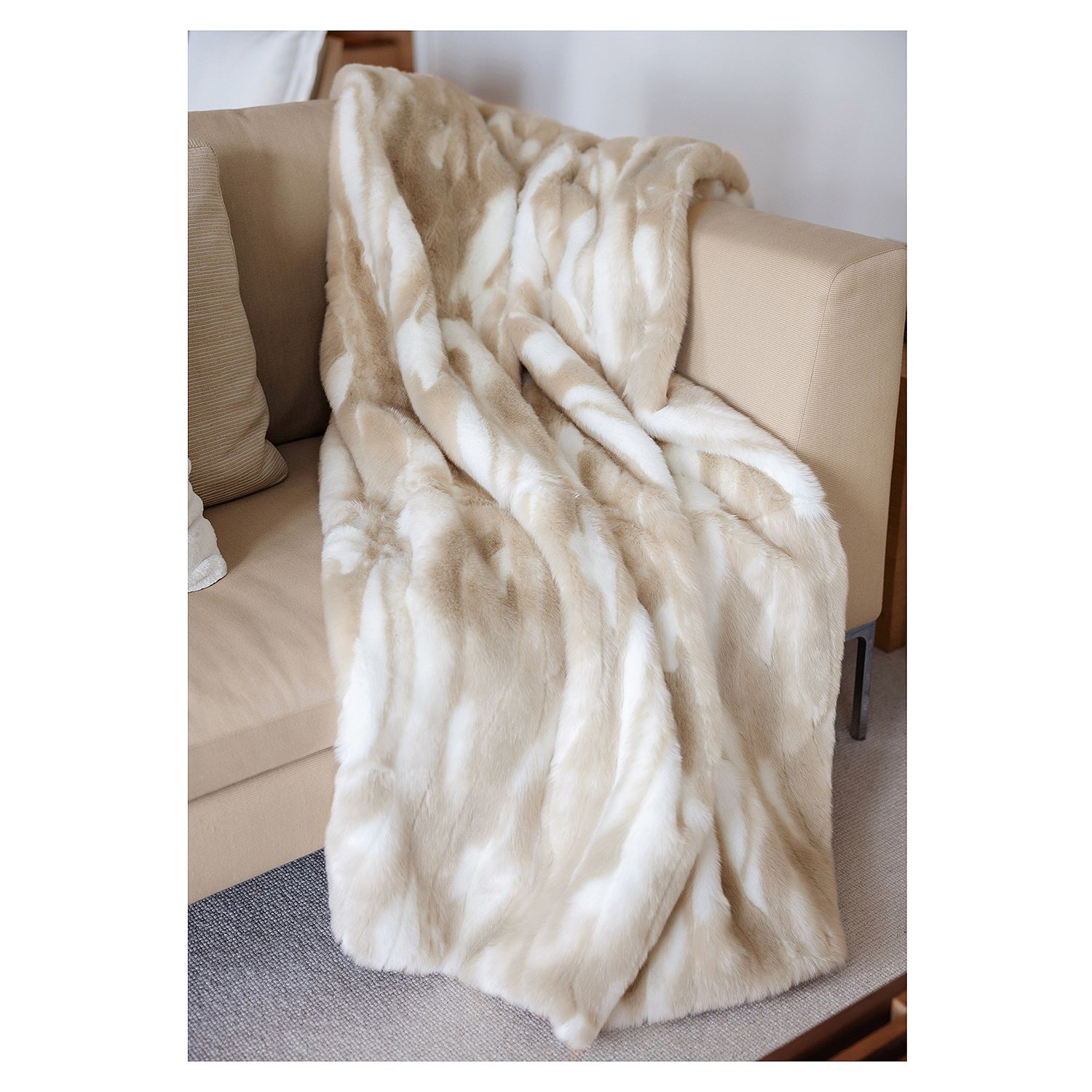 Donna Salyers' FabulousFurs Signature Faux Fur & Velvet 72" x