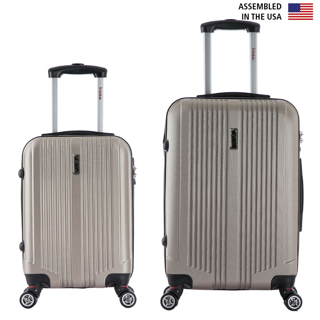 2 piece hardside spinner luggage set