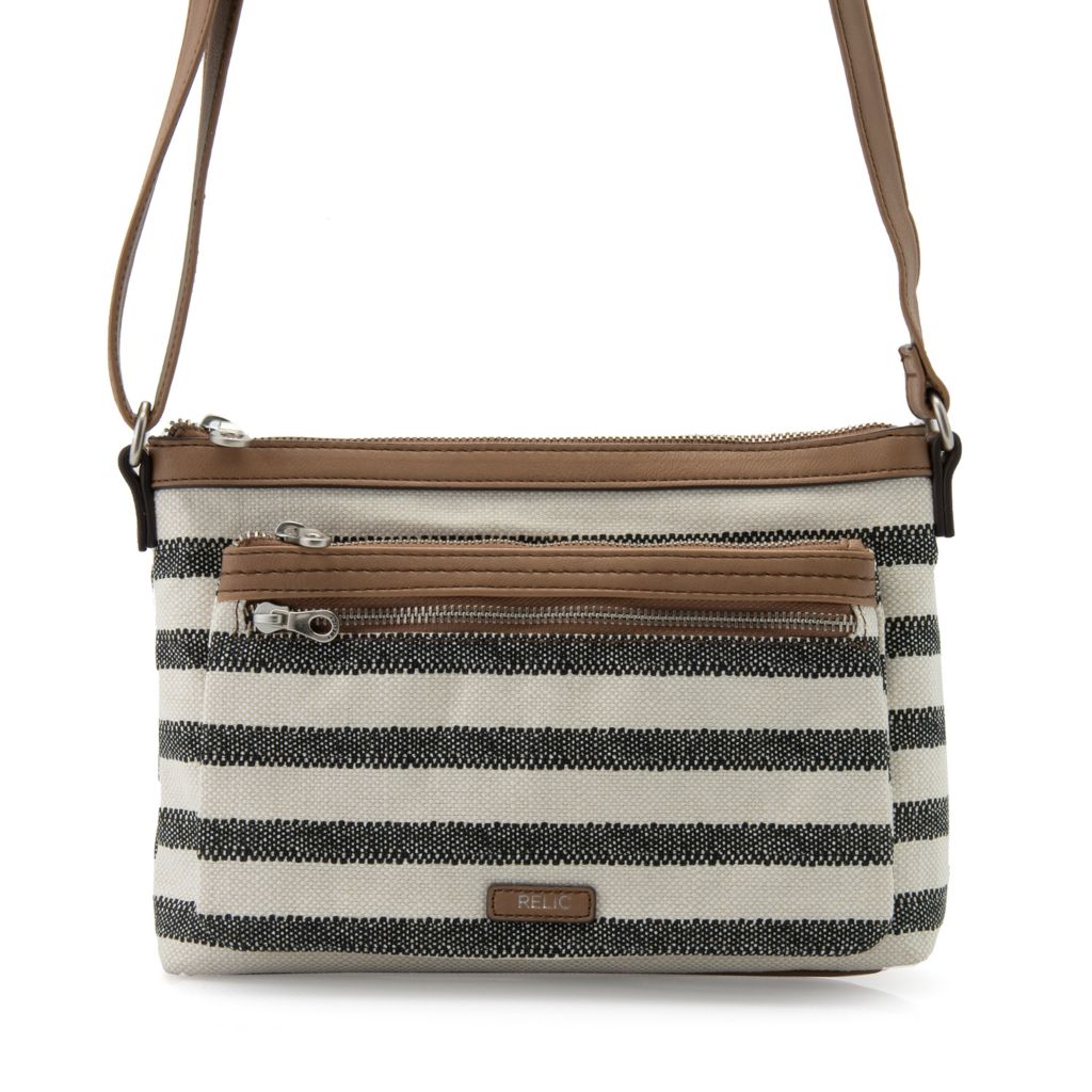 fossil canvas crossbody bag