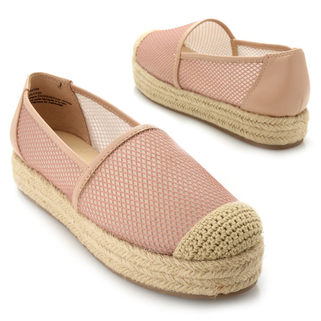 espadrille platform slip on