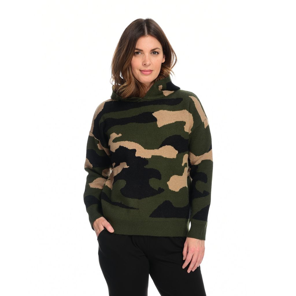 long camo sweater