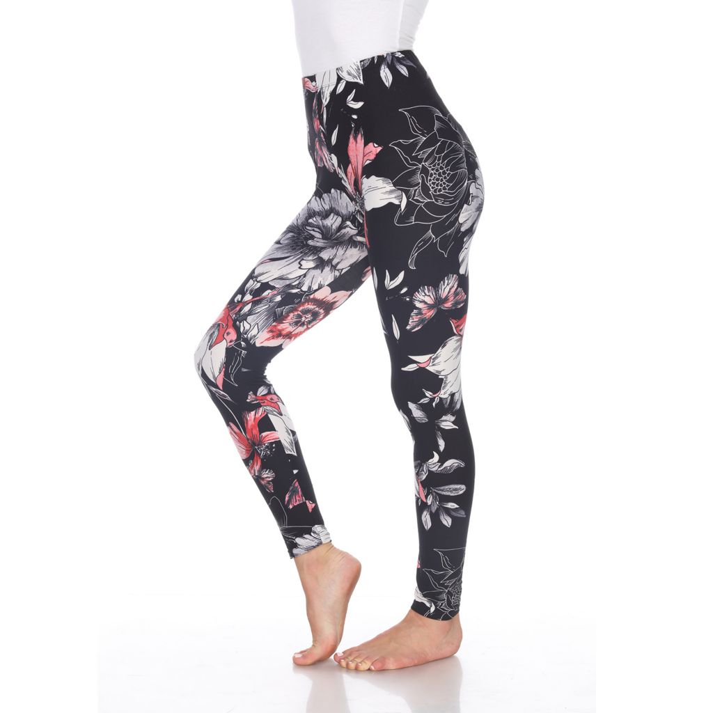 white mark leggings