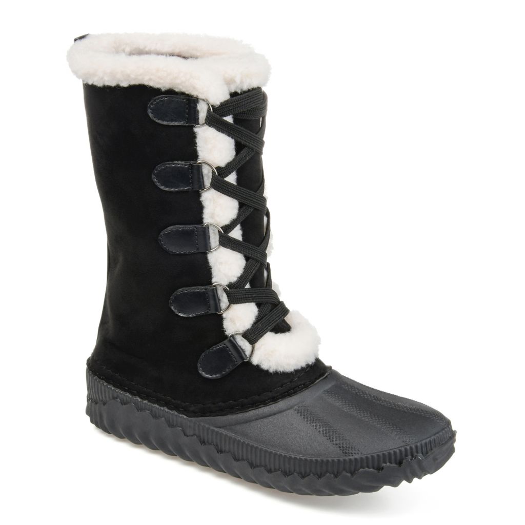 fleece lined snow boots