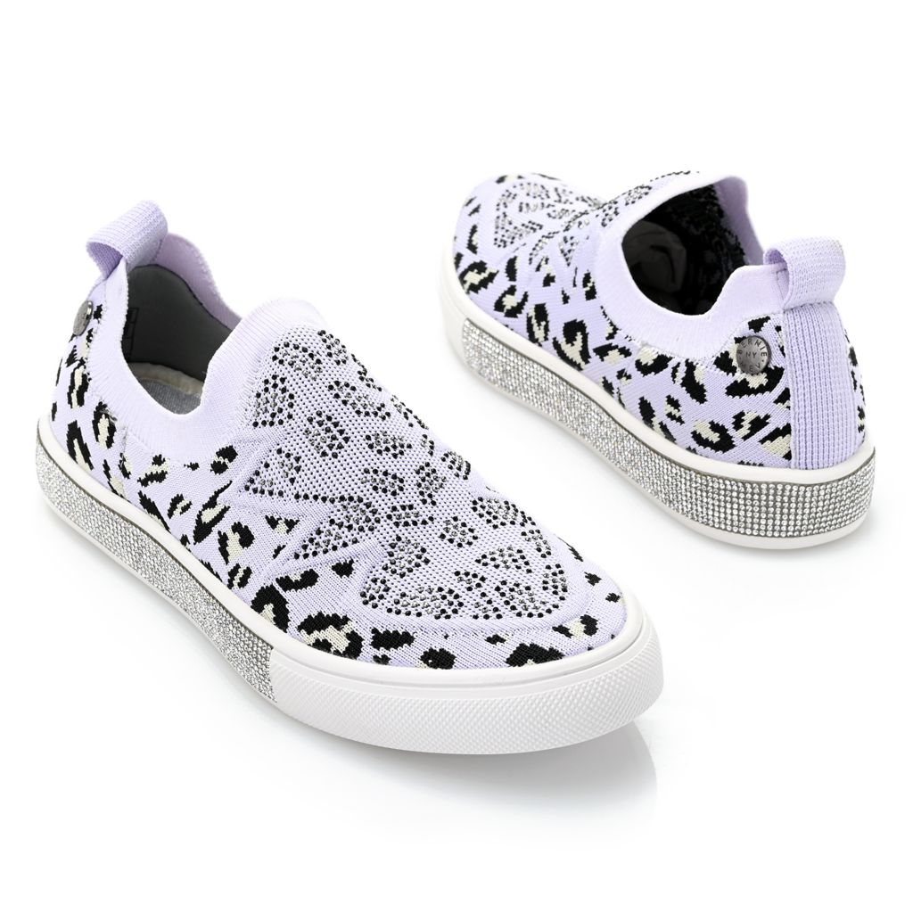 Bernie Mev "Gardenia" Stretch Knit Embellished Side Slip-on Shoes ShopHQ.com