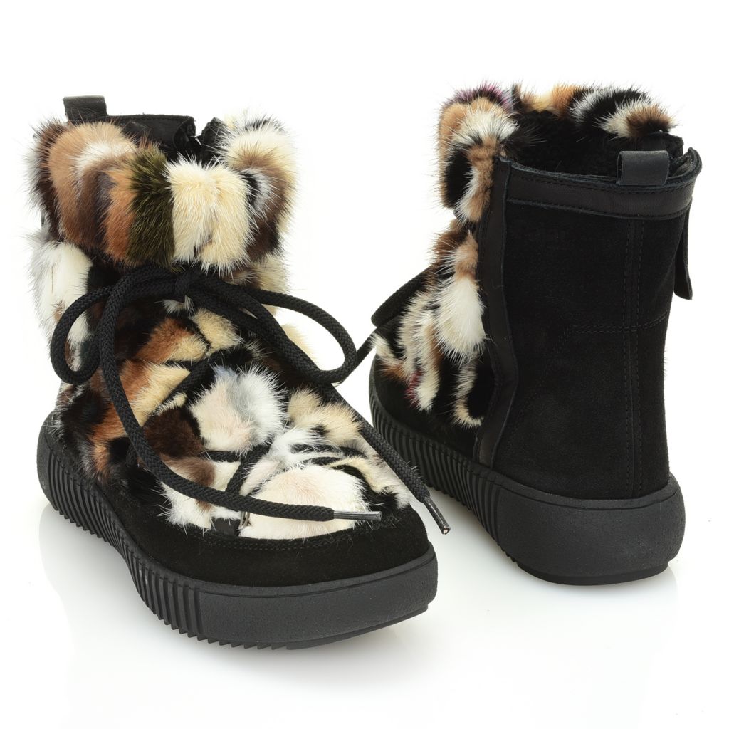 Pajar Canada , Anet Zip , Suede & , Fur Lace-up Boots on sale at   - 754-537