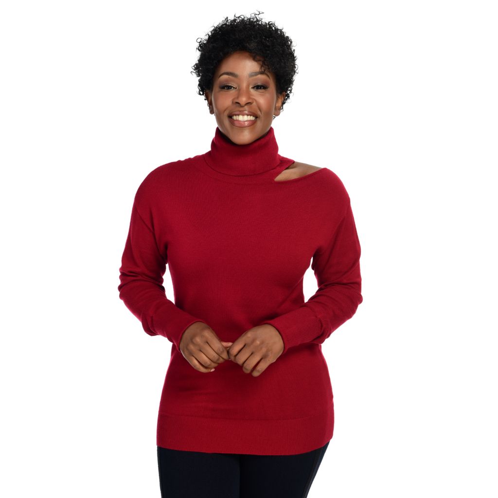 Cut out neck sweater best sale