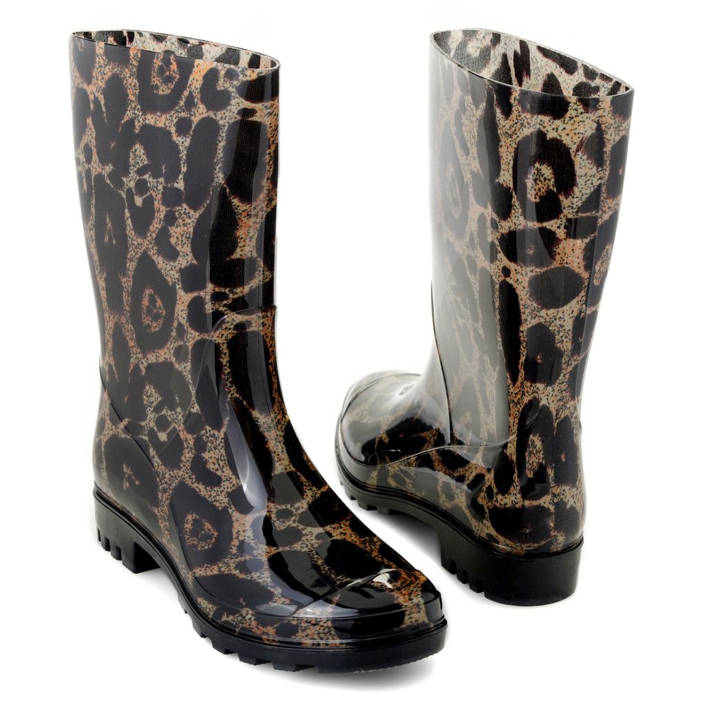 Corkys Riverwalk Memory Foam Rubber Mid Calf Rainboots on sale at shophq 756 089