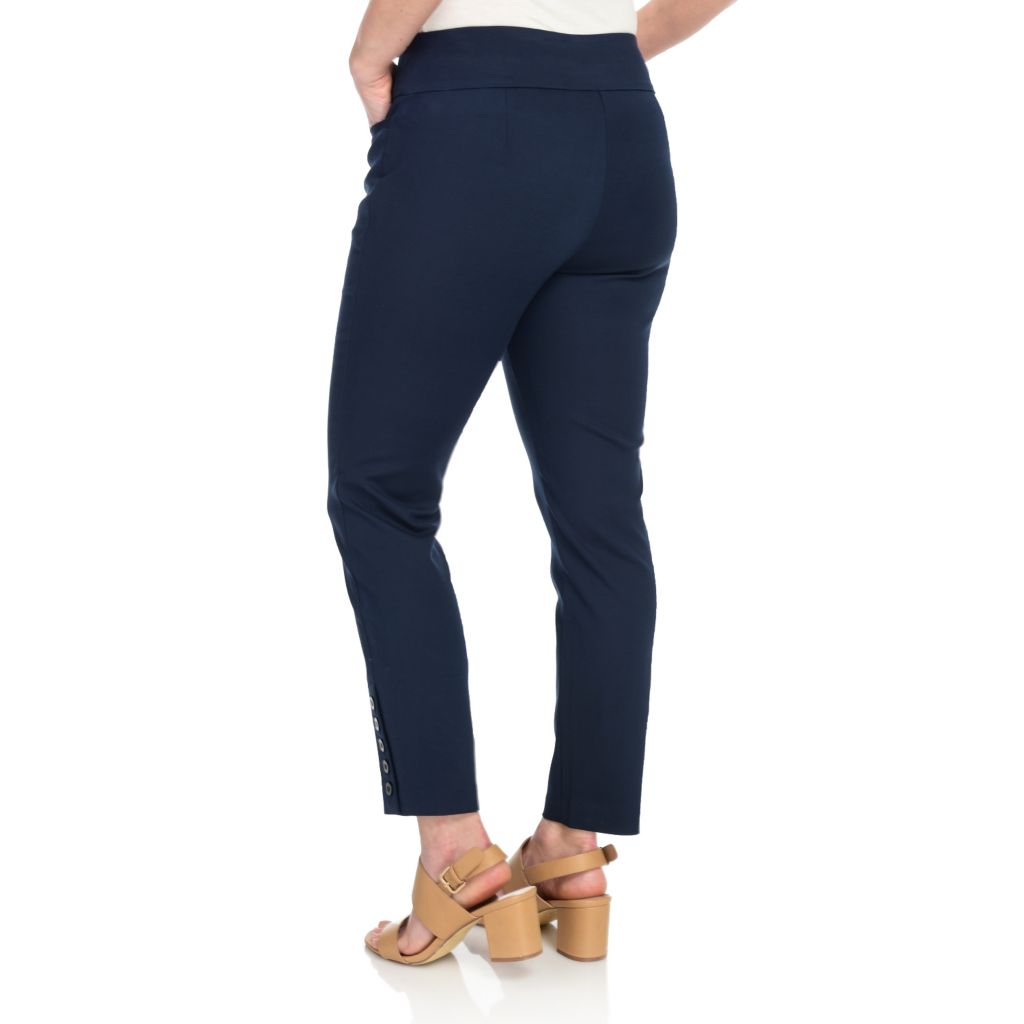 Lulu B Pull-On Ankle Pant - Navy – E & Co. Boutique