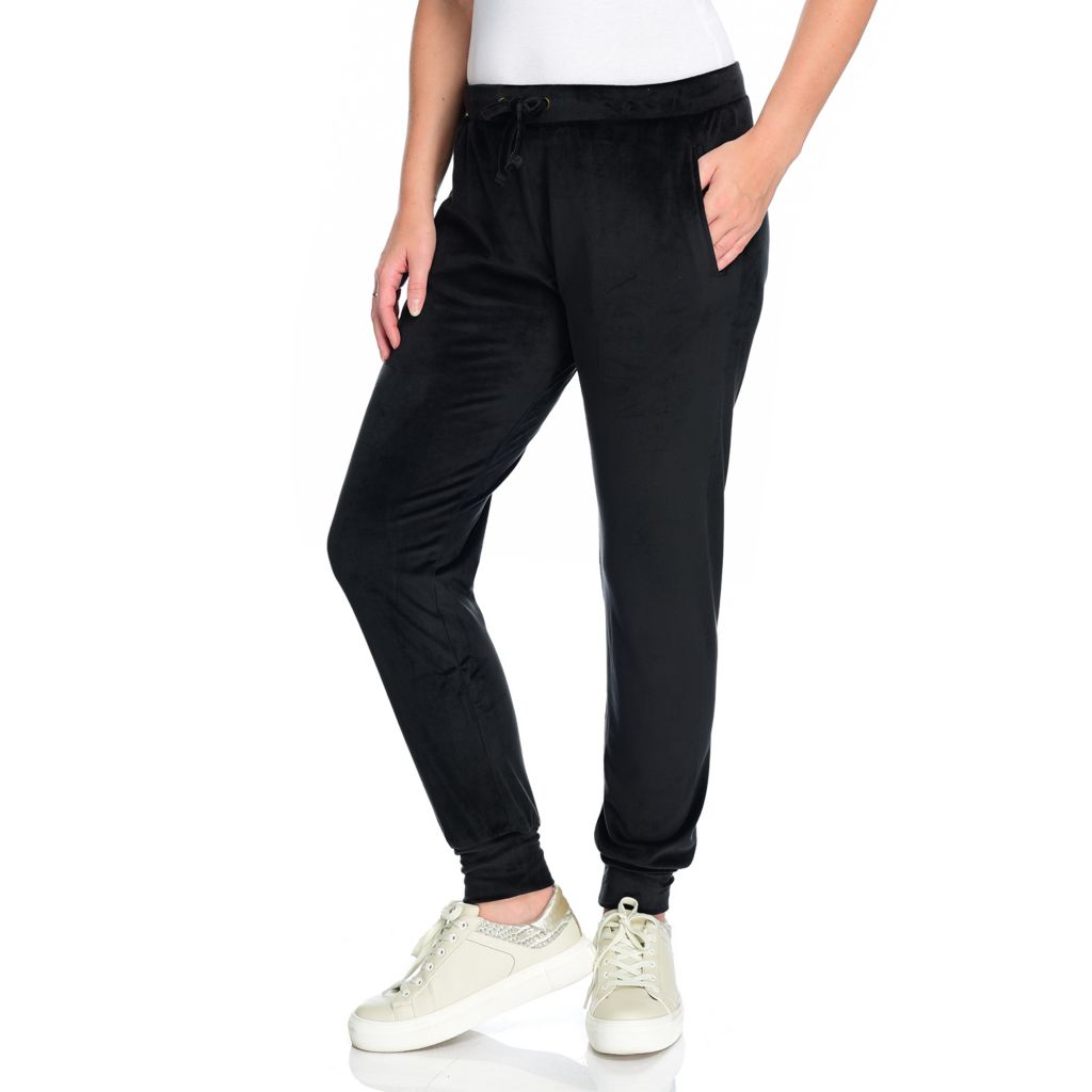 Basic Editions, Pants & Jumpsuits, Basic Editions 3x Plus Womens Active  Jogger Pants Elastic Waist Gray Velour