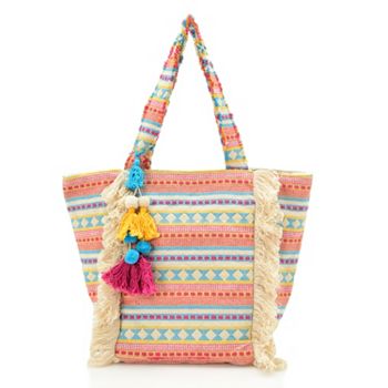 760-254 Magid Boho Chic Fringe Detailed Tote Bag - 760-254