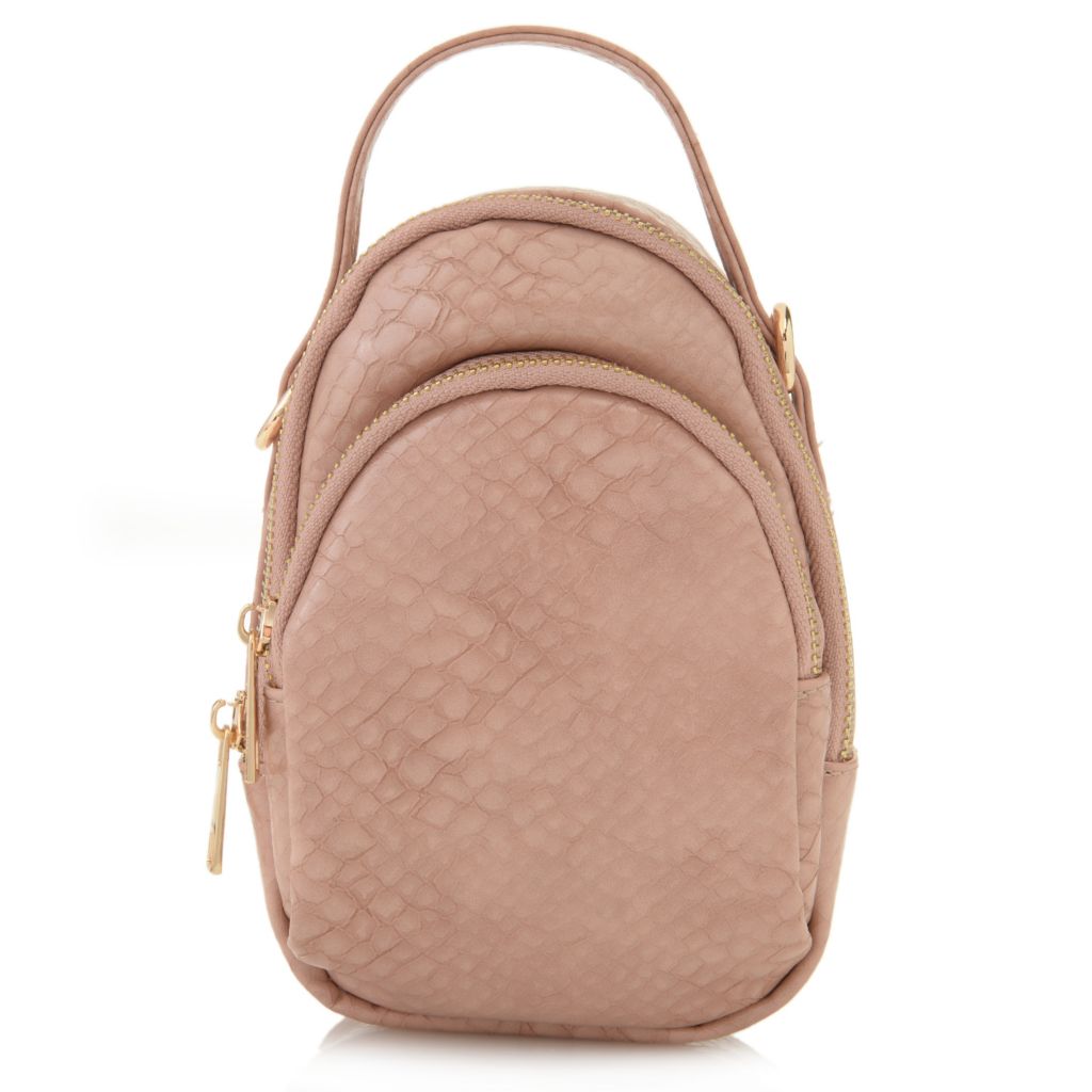 Pearl Pink Quilted Faux Leather Dog Carrier