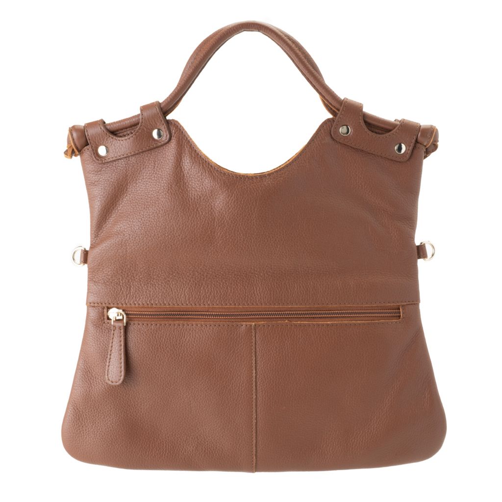 Time and Tru Claire Convertible Hobo Bag Brown 