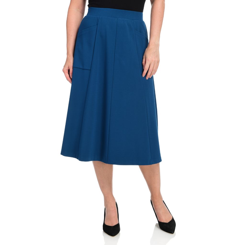 Everywhere Ponte Midi Skirt