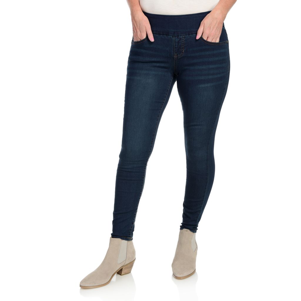Pull on jean leggings sale