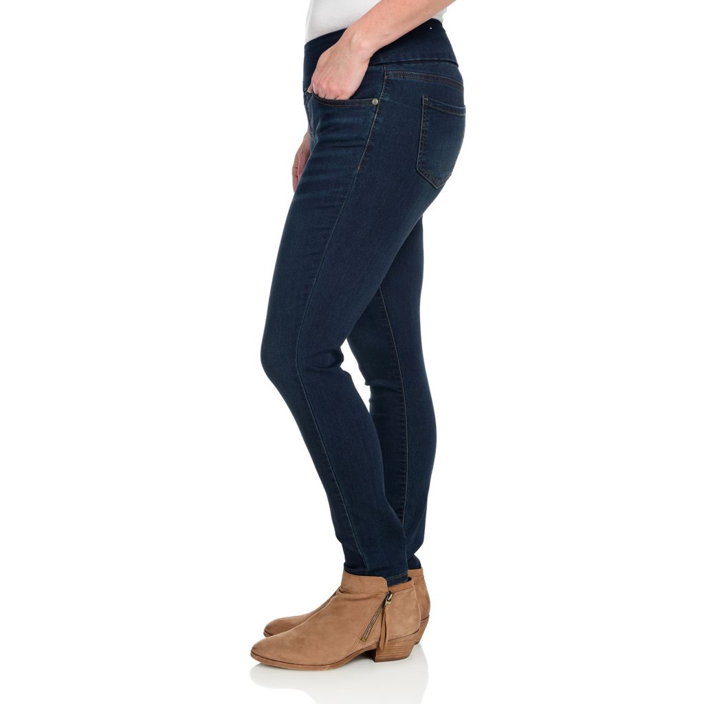 HUE Women's Original Jeans Leggings, Army Wash, X-Small 