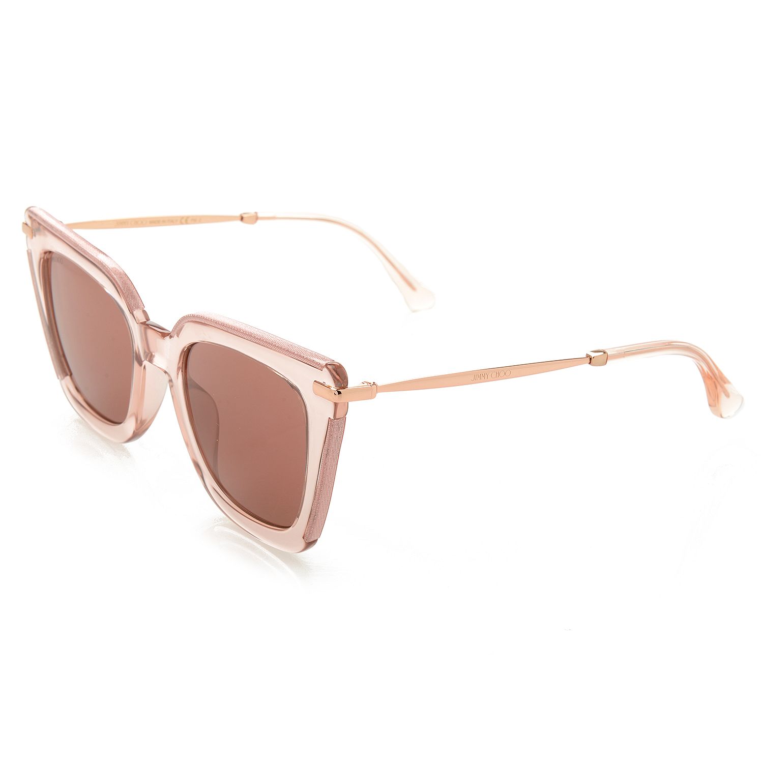 Jimmy Choo "Ciara" 52mm Square Frame Sunglasses