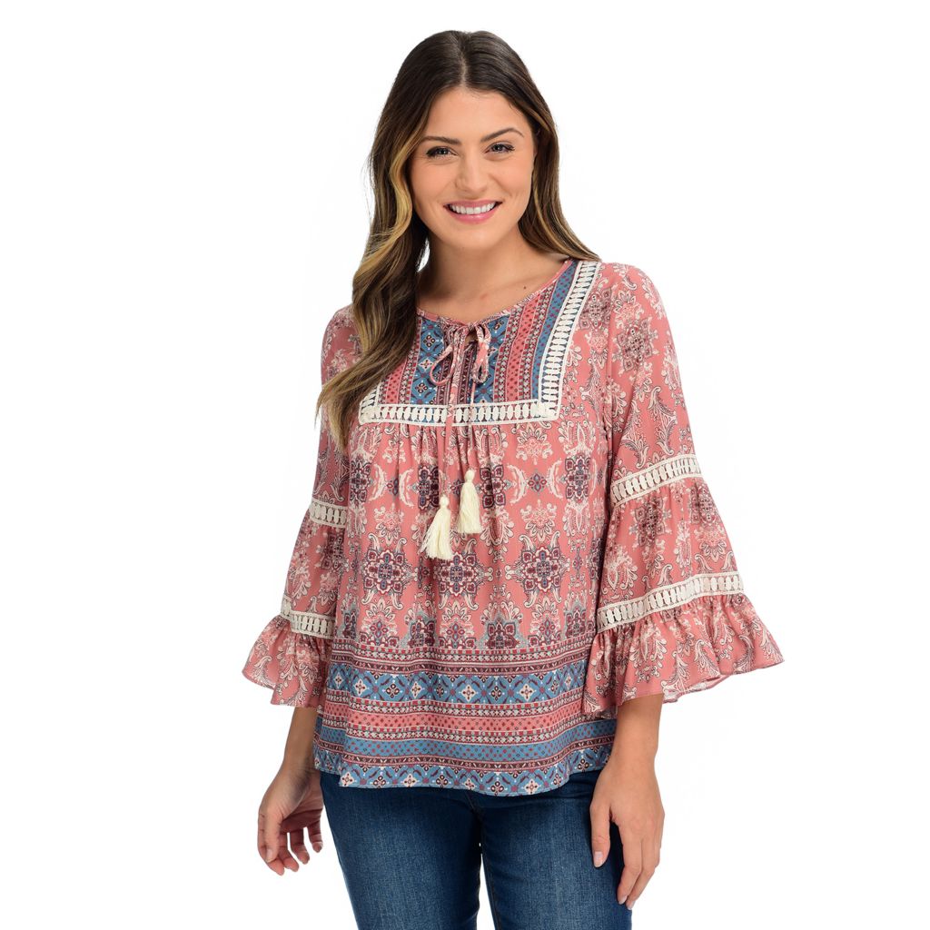 One World Embroidered Top