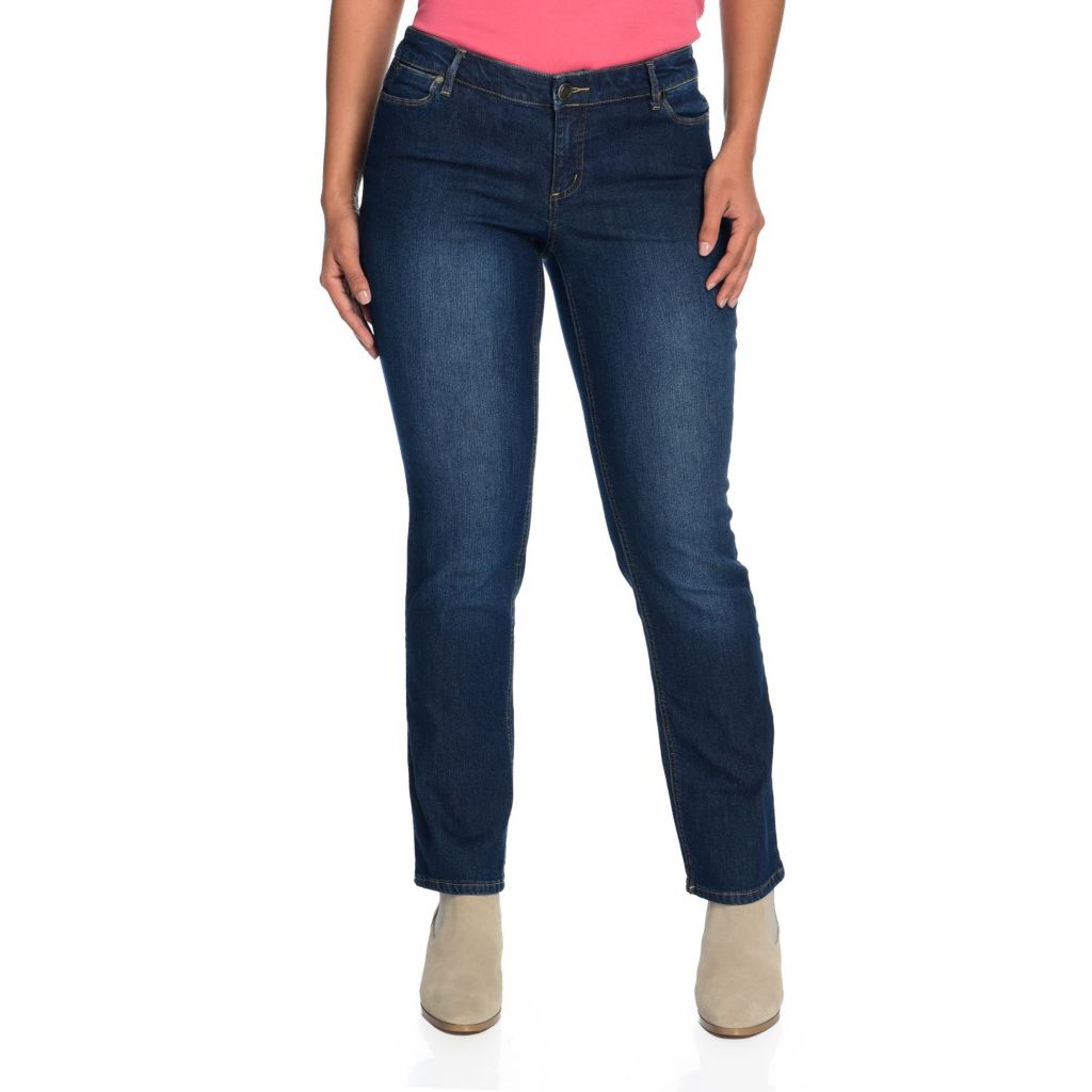 Christopher & Banks - C&B Everyday Straight Leg Relaxed Fit Jean - ShopHQ