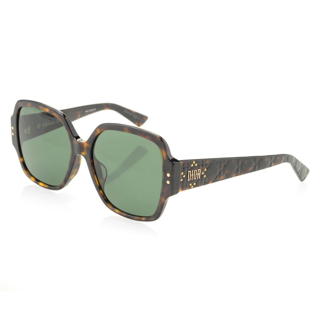 Christian Dior Stud 57mm Square Frame Sunglasses 