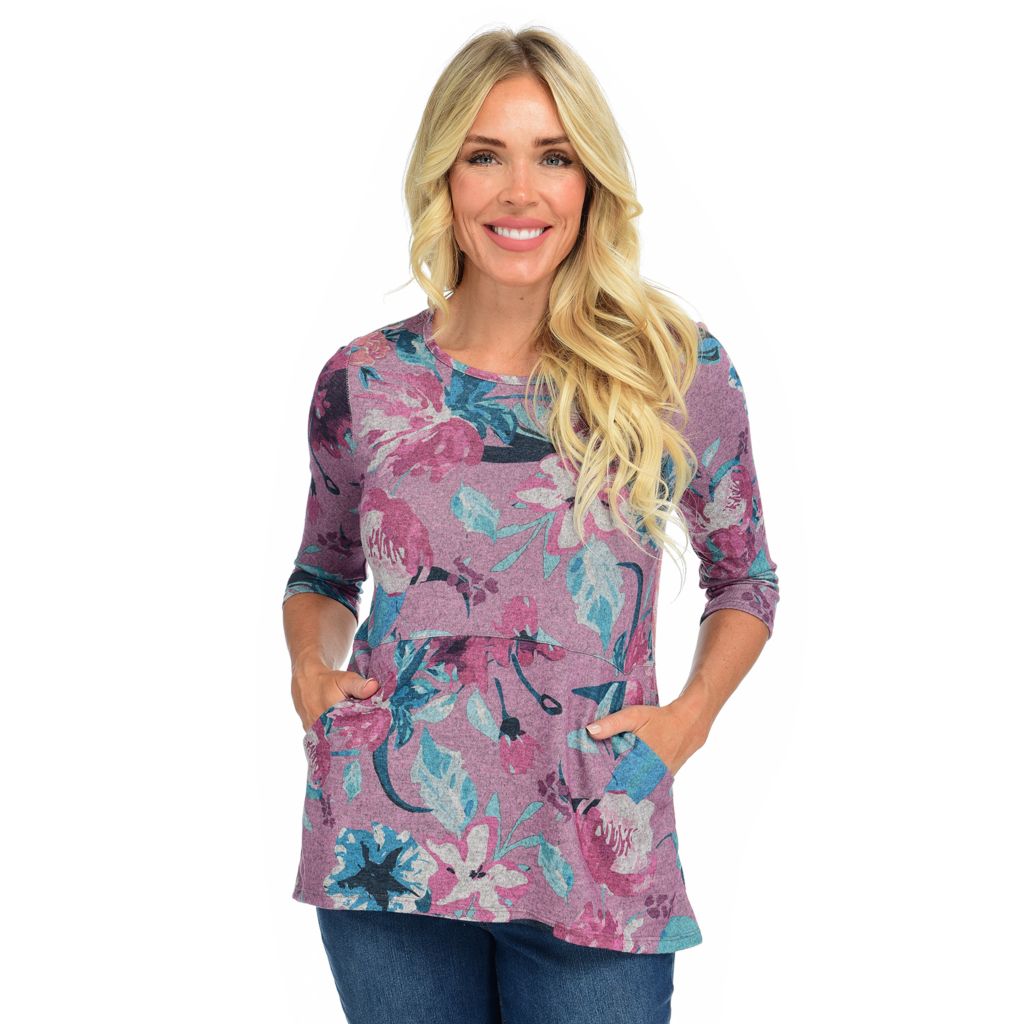 Christopher Banks Shirt Womens Large Long Sleeve Blouse Casual Ladies Top  Floral
