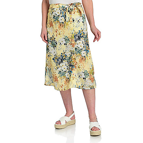 C&B Grid Texture Tiered Skirt - ShopHQ