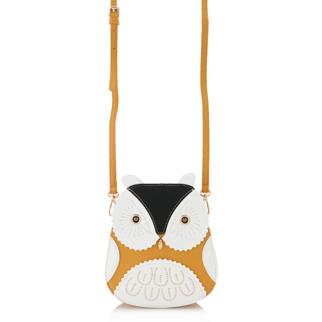 Owl Purse for Girls - White