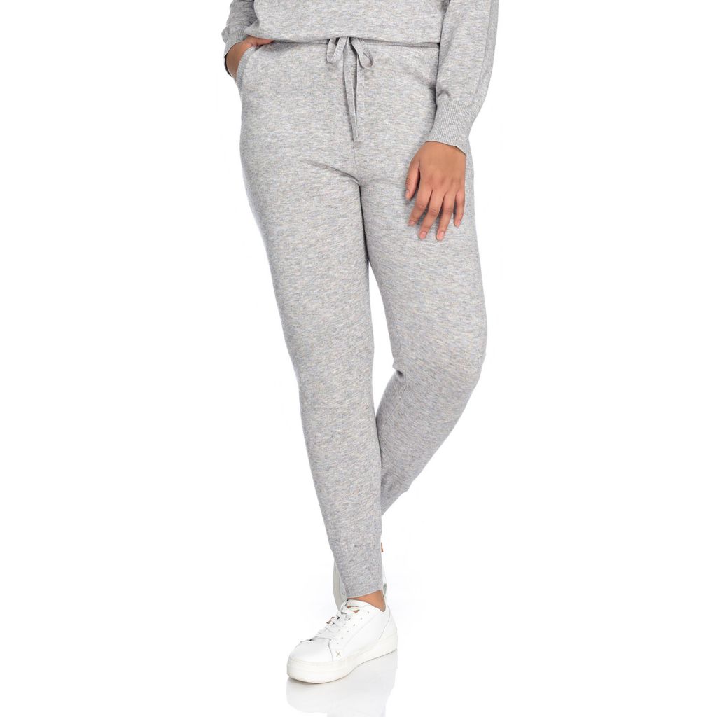 R13 Japanese Fabric Women's Drawstring Cropped Jogger Sweatpants