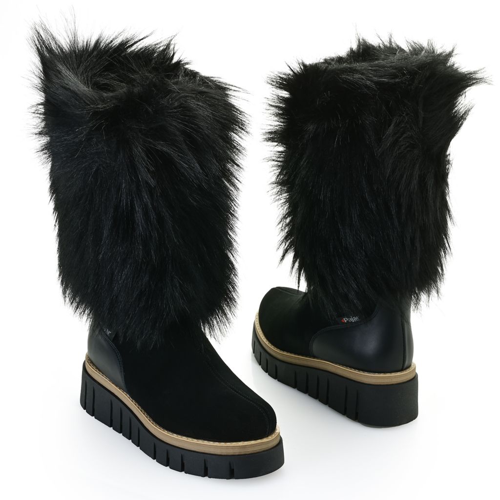 Pajar fox fur boots best sale