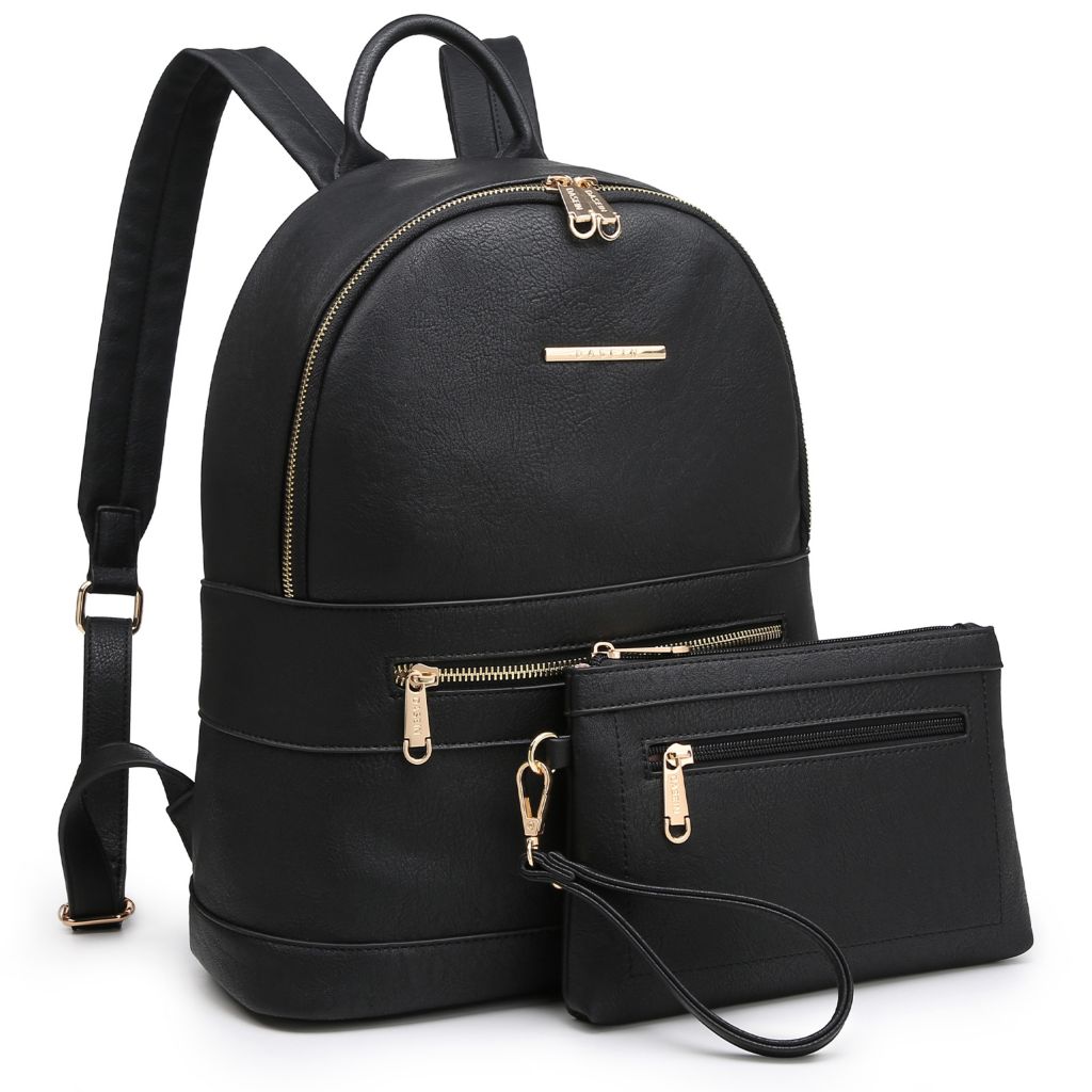 Dasein Women s Backpack Purse w Matching Wristlet ShopHQ