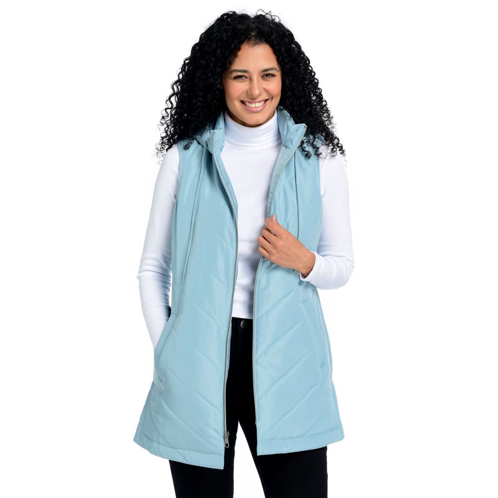 Tunic length hotsell quilted vest