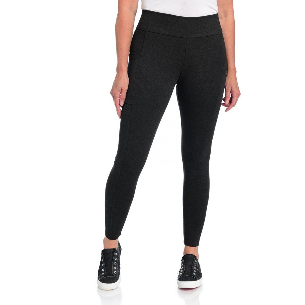 Christopher & Banks - C&B Signature Slimming Ponte Legging - ShopHQ