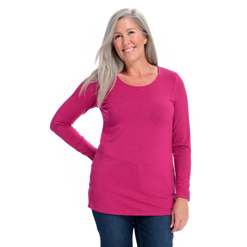 Christopher & Banks - C&B Long Sleeve Solid Knit Layering Tunic
