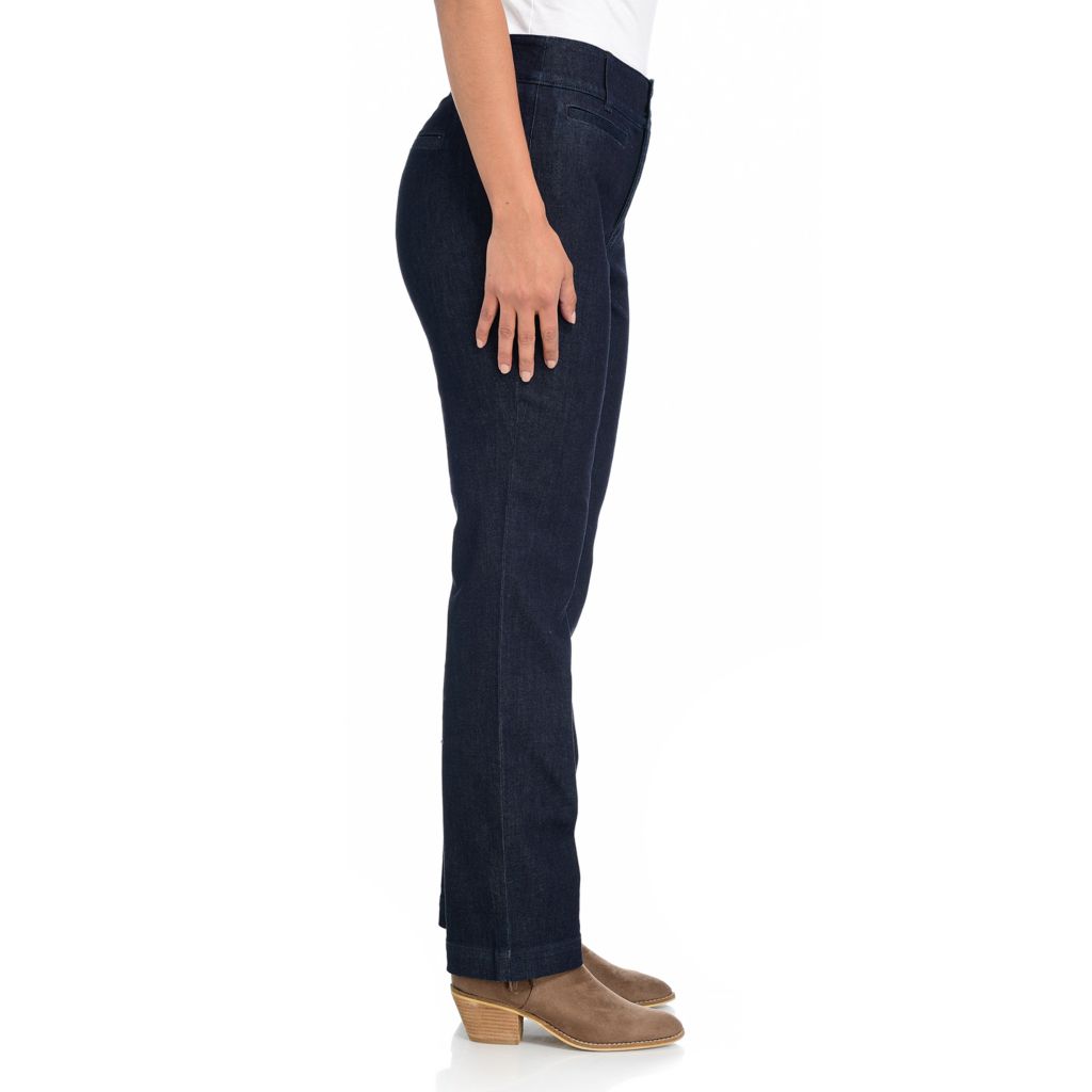 C.J. Banks Womens 16WP Signature Slimming Moderately Curvy Black Pants