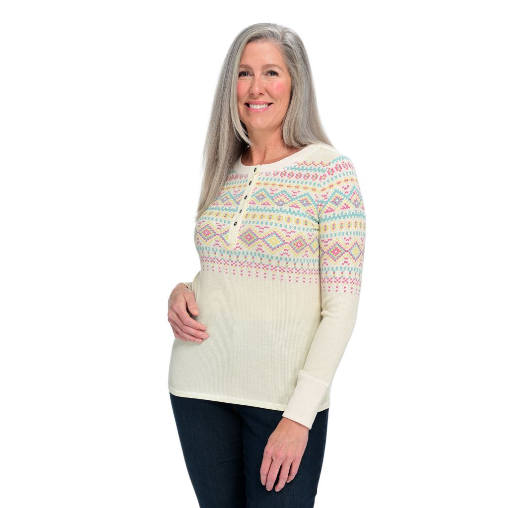 Christopher & Banks - C&B Long Sleeve Solid Knit Layering Tunic