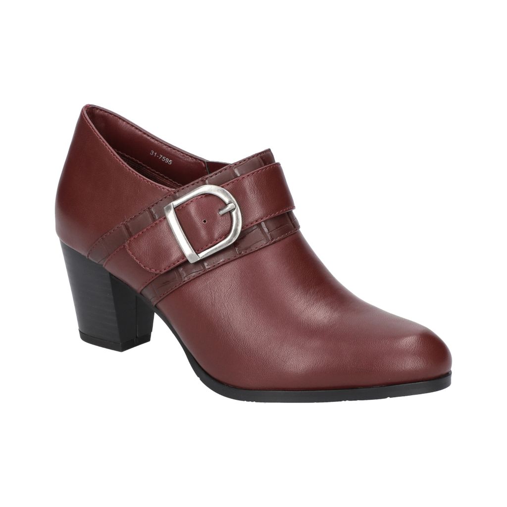 Della by Easy Street Block Heel Dress Shooties ShopHQ