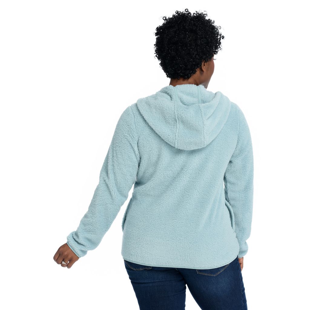 Christopher & Banks - C&B Relaxed Restyled Fuzzy Zipfront