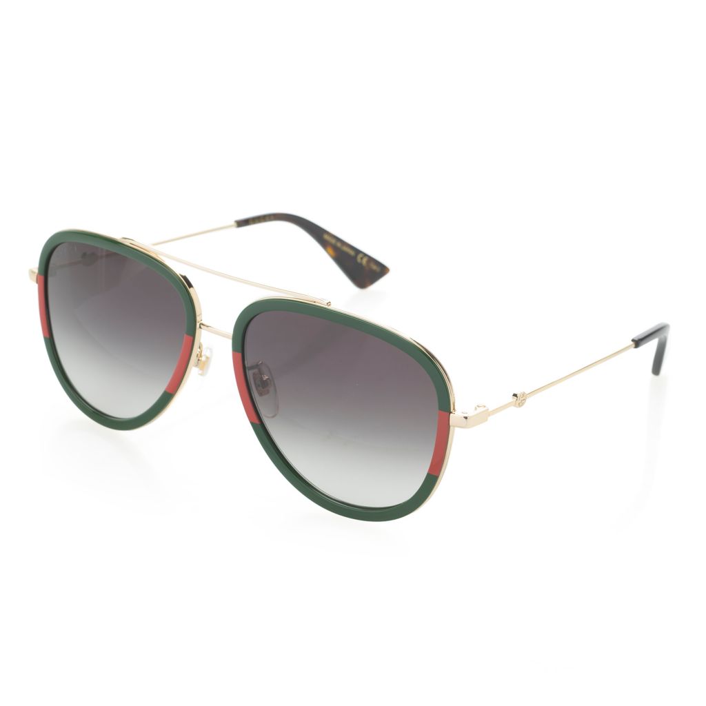 Gucci 57mm best sale aviator sunglasses