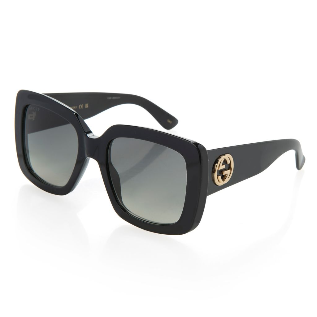 Shop Gucci Outstanding Chain 53MM Round Sunglasses